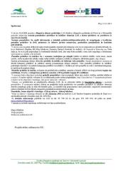 Poziv pridelovalcem pridelkov in izdelkov